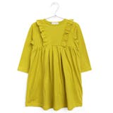 マスタード | \もっちり肌感のフリルワンピース キッズ 女の子 | ever closet