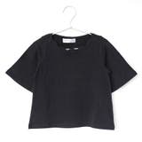 ブラック | \衿スカラップTシャツ 半袖 tシャツ | ever closet