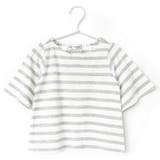 グレー | \衿スカラップTシャツ 半袖 tシャツ | ever closet