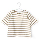 ブラウン | \衿スカラップTシャツ 半袖 tシャツ | ever closet