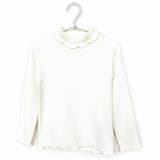 B.ホワイト | \キッズ部門1位獲得リブTOPS キッズ 長袖tシャツ | ever closet