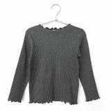 A.トップチャコール | \キッズ部門1位獲得リブTOPS キッズ 長袖tシャツ | ever closet