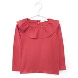 ダークピンク | \フリル衿Tシャツ キッズ 女の子 | ever closet