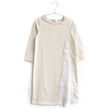 ベージュ | サイドプリーツワンピース 子供服 女の子 | ever closet