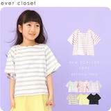 \衿スカラップTシャツ 半袖 tシャツ | ever closet | 詳細画像1