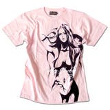 ライトピンク | Tシャツ メンズ ガールプリント | EVERSOUL
