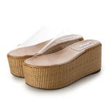 CM(キャメル) | クリア厚底サンダル | EVOL