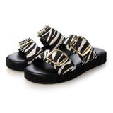 ZBR(ゼブラ) | ダブルベルトフラットサンダル | EVOL