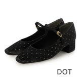 DOT(ドット) | 【柔らかい・クッション入り】スクエア4cmメリージェーンパンプス | EVOL