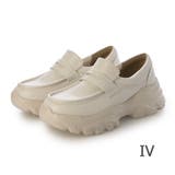 IV(アイボリー) | 【S-LLサイズ展開・軽量】スニーカーソールローファー | EVOL