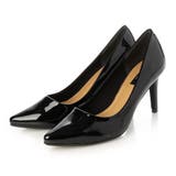 BLE(ブラックエナメル) | 晴雨兼用8.5cmポインテッドパンプス | EVOL