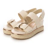 IV(アイボリー) | ダブルベルトジュートサンダル | EVOL