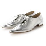 SV(シルバー) | ソフトポインテッドレースアップパンプス | EVOL