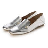 SV(シルバー) | ソフトスクエアフラットローファー | EVOL