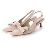 BG(ベージュ) | 2Way取り外しリボンバックストラップパンプス | EVOL