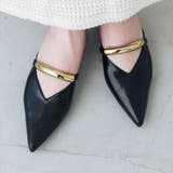 【柔らかい・クッション入り】ゴールドモチーフフラットミュール | EVOL | 詳細画像18 