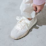 【軽量・本革】サテンリボンレースアップスニーカー | EVOL | 詳細画像10 