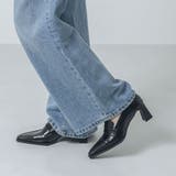 【クッション入り】6cmヒールスクエアローファー | EVOL | 詳細画像12 