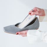 【洗える・超軽量片足116g】ニットスクエアフラットパンプス | EVOL | 詳細画像20 