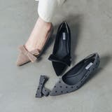 【ふかふか・リボン取り外し可】2WAYリボンポインテッドパンプス | EVOL | 詳細画像1 