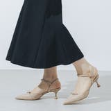 【ふかふか・クッション入り】ポインテッド5.5cmリボンストラップパンプス | EVOL | 詳細画像10 