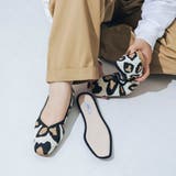 【洗える・超軽量片足116g】ニットスクエアフラットパンプス | EVOL | 詳細画像18 