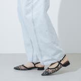 【柔らかい・クッション入り】ポインテッドチュールバックバンドパンプス | EVOL | 詳細画像8 