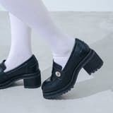 【柔らかい・クッション入り】6cmバックルローファー | EVOL | 詳細画像7 