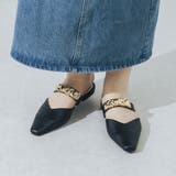 【柔らかい・クッション入り】メタルモチーフVカットソフトミュール | EVOL | 詳細画像3 