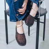 【柔らかい・ふかふか】2WAYソフトチュールアンクルリングフラットパンプス | EVOL | 詳細画像2 