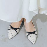 【ふかふか・クッション入り】ポインテッド2cmリボンパンプス | EVOL | 詳細画像8 