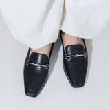 【柔らかい・ふかふか】メタルノットスクエア2.5cmローファー | EVOL | 詳細画像6 