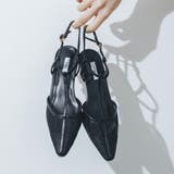 【柔らかい・クッション入り】Tストラップシアーチュールパンプス | EVOL | 詳細画像1 