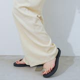 【S-LLサイズ展開・軽量】アシンメトリーフラットトングサンダル | EVOL | 詳細画像7 