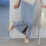 【柔らかい・22.0-25.0cm展開】スクエアメタルフラットパンプス | EVOL | 詳細画像3 