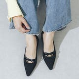 【柔らかい・ふかふか】ソフトニット3.5cmリボンパンプス | EVOL | 詳細画像9 