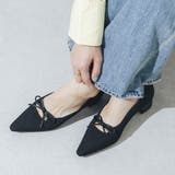 【柔らかい・ふかふか】ソフトニット3.5cmリボンパンプス | EVOL | 詳細画像5 