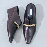 【S-LLサイズ展開・柔らかい】ゴールドモチーフウエッジミュール | EVOL | 詳細画像12 