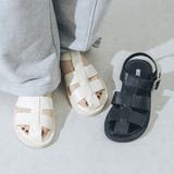 【S-LLサイズ展開・軽量】グルカフラットサンダル | EVOL | 詳細画像1