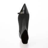 【S-LLサイズ展開・美脚効果あり】ニットベルトショートブーツ | EVOL | 詳細画像4 