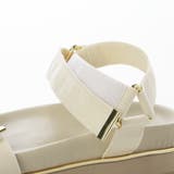 【程よい厚底・S-LLサイズ展開】ベルトゴールドピースサンダル | EVOL | 詳細画像8 