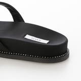 【軽量・柔らかい】ダブルベルトスタッズフラットサンダル | EVOL | 詳細画像4 