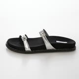 【軽量・柔らかい】ダブルベルトスタッズフラットサンダル | EVOL | 詳細画像5 