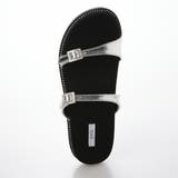 【軽量・柔らかい】ダブルベルトスタッズフラットサンダル | EVOL | 詳細画像7 