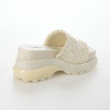 【XS-Lサイズ展開・クッション入り】厚底フリルミュールサンダル | EVOL | 詳細画像6 