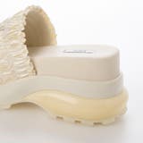 【XS-Lサイズ展開・クッション入り】厚底フリルミュールサンダル | EVOL | 詳細画像8 