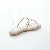 【ふかふか・柔らかい】スクエアストーンベルトフラットサンダル | EVOL | 詳細画像6 