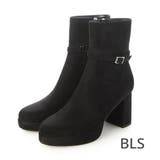 BLS(ブラックスエード) | 【晴雨兼用(一部カラー除く) 美脚効果あり】2WAY8cmストームショートブーツ | EVOL