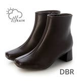 DBR(ダークブラウン) | 【晴雨兼用(一部カラー除く)・軽量】スクエア5cmセンターシームショートブーツ | EVOL