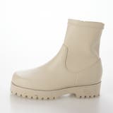 【晴雨兼用・軽量】ストレッチトラックソール4cmショートブーツ | EVOL | 詳細画像9 